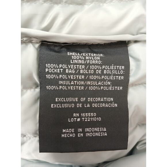 32 Degrees Heat Ultra Light Puffer Vest Size M Lt Sage Green Packable Gorp Sport - Picture 8 of 9